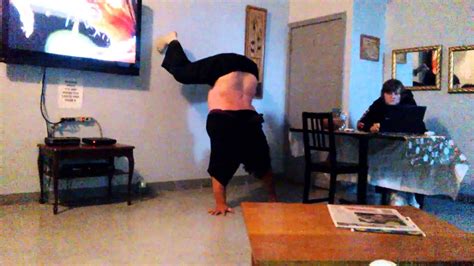 fat man wall twerking youtube