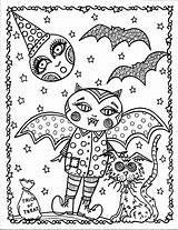 Halloween Pages Coloring Colouring Adult Color Book Drawings Digital Fun Sheets Adults Visit Cool Printable Choose Board Books sketch template