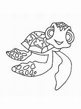 Squirt Coloring Pages Crush Nemo Finding Turtle Drawing Printable Cartoon Color Getdrawings Kids sketch template
