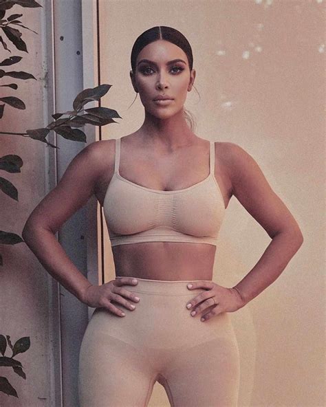 Kim Kardashian Shows Off Her Enviable Physique In Skims Seductive