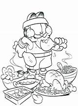Coloring Pages Food Junk Garfield Colouring Chain Unhealthy Grains Color Fast Cute Thanksgiving Print Faces Healthy Choices Good Web Printable sketch template