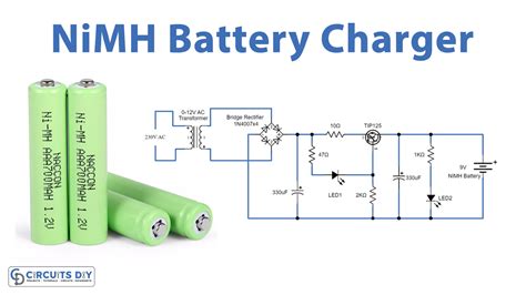 nickel metal hydride nimh battery charger circuit