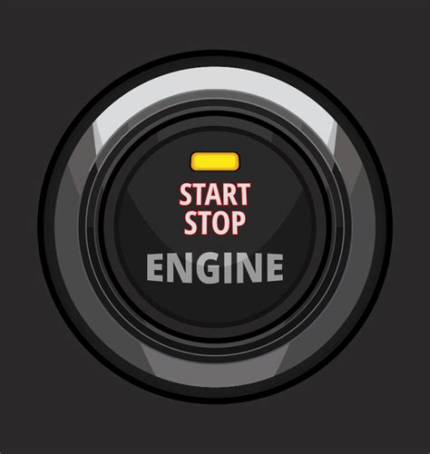 engine start stop button openclipart