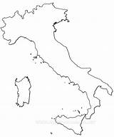 Italy Outline Map Blank Printable Political Coloring Maps Regions Tattoo Italian Crafts Cities Europe Outlines Pages Tattoos Bold Kids Source sketch template