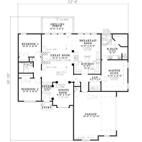 1600 sq ft House Plan 17-2127 | House Plans 1000-2000 Sq