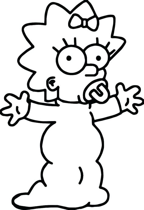 Bart Simpson Coloring Pages At Free Printable