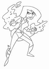 Kim Coloring Pages Possible Kardashian Shego Getcolorings Print Green Color Search sketch template