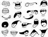 Mouths Cartoon Drawing Draw Drawings Caricature Cartoons Choose Board Sketches Mug Little Faces sketch template