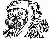 Graffiti Drawings Drawing Characters Mask Sketches Gas Draw Gangster Wizard Coloring Cool Pages Character Clipart Outlines Expert Skulls Skull Easy sketch template