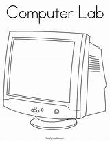 Computer Worksheet Class Coloring Lab Monitor Cpu Computers Processing Unit Central Go Gentle Line Laptop Worksheets Outline Favorites Usa Clip sketch template