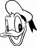 Donald Duck Coloring Pages Drawing Outline Smile Face Clipart Kids Pic Cartoon Daisy Faces Printable Clipartbest Mouse Netart Mickey Choose sketch template