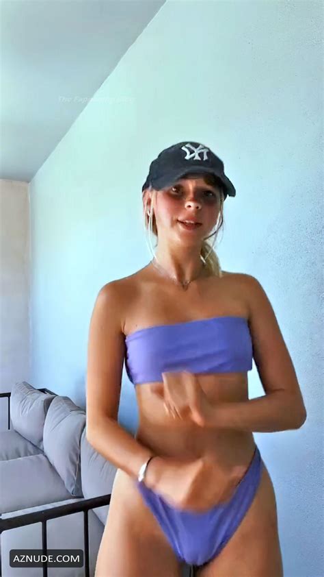 jordyn jones sexy shows off her cameltoe and hot legs in a tiny bikini