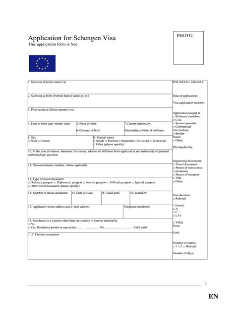 belgium visa application form pdf fill online printable fillable