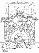 Fireplace Christmas Coloring Dearie Dolls Stamps Digi Pages Drawing Freedeariedollsdigistamps Getcolorings Digital Stamp Beautiful Printable Adult Getdrawings Color Colouring Books sketch template
