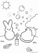 Coloring4free Peeps Marshmallow Coloring Printable Pages sketch template