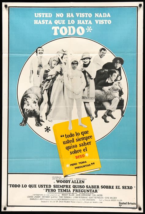 everything you always wanted to know about sex 1972 movie poster