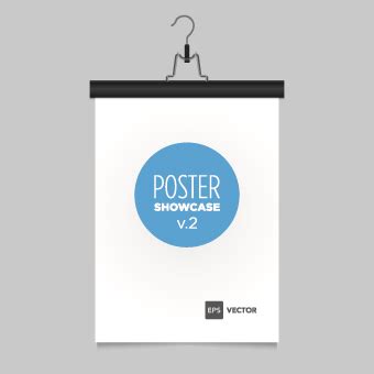 blank poster template vector  vector cover