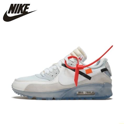 nike   white air max  ow women running shoes air cushion breathable outdoor comfortable