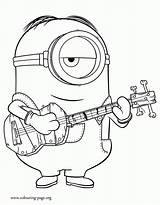 Coloring Pages Minions Minion Popular sketch template