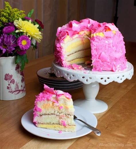 pink champagne cake madonna inn recipe dwain pfeifer