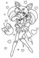 Moon Sailor Coloring Pages Chibiusa Kolorowanki Chibi Printable Sheets Cute Adult Book Colouring Anime Mercury Lovely Girls Books Kawaii Princess sketch template