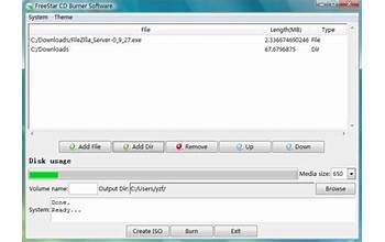 FreeStar CD Burner Software screenshot #4