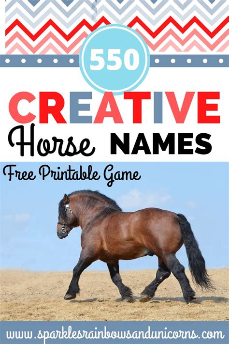 creative horse names  horse names horse names funny horse names