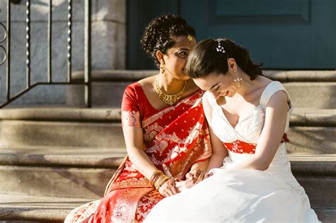 Yana And Archita’s Gorgeous Jewish Hindu Wedding Lesbian