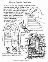 Drawing Draw Stone Stairs Worksheet Detail Lesson Worksheets Staircase Castle Drawings Stair Young Lessons Artist Printable Getdrawings Sketch Tips Coloring sketch template