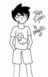 Egbert Homestuck sketch template