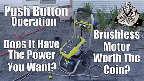 ryobi  psi  gpm electric brushless pressure washer review model ry youtube