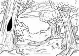 Wald Malvorlage Sonne Landschaften Ausmalbilder Kinder Malvorlagen Kostenlose Ausmalen Drucken Grafik sketch template