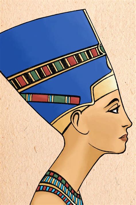 nefertiti by ~tseon on deviantart egyptian art drawing egyptian