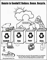Recycle Bins Aanimal sketch template