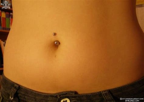 an illustrated guide to navel piercings tatring