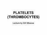 Thrombocytes Platelets Correc Slideshare sketch template