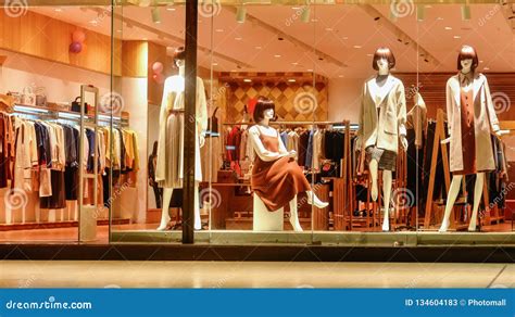 fashion shop window front  shopping mall stock image image