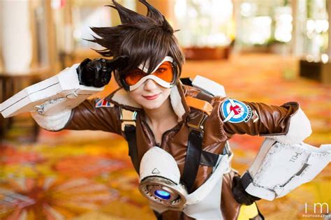 11 sexiest tracer cosplays number 9 is hottest imo
