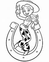 Toy Story Coloring Pages Jessie Printable Book Disney sketch template