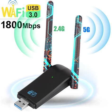 Usb Wifi Adapter For Pc Eeekit 1800mbps Dual Band 2 4ghz 5ghz Wireless