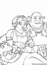 Shrek Coloring Pages Third Book Printable Coloriage Getcolorings Roi Color Info Print Index sketch template