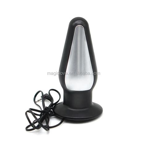 electro shock large size big anal plug 52 130 mm electric anal butt