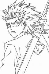 Bleach Lineart Hitsugaya Ausmalbilder sketch template