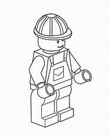 Lego Construction Worker Coloring Pages Workers Coloringsky Colouring Printable Sky Kids Search sketch template