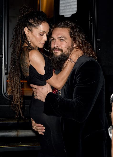 jason momoa and lisa bonet at the aquaman hollywood premiere popsugar