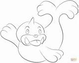 Pokemon Seel Coloring Pages Lineart Drawing Printable Da Color Lilly Gerbil Colouring Board sketch template