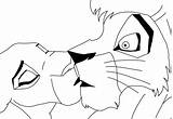 Kovu Coloring Kiara Lion King Pages Zira Drawing Comments Getdrawings Print Library Clipart Sketch sketch template