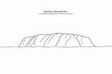 Uluru Pages Designlooter Acorn sketch template