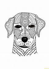 Coloring Dog Pages Hard Adult Advanced Adults Cute Woof Animal Printable Face Colouring Dogs Color Pdf Print Sheets Book Favecrafts sketch template