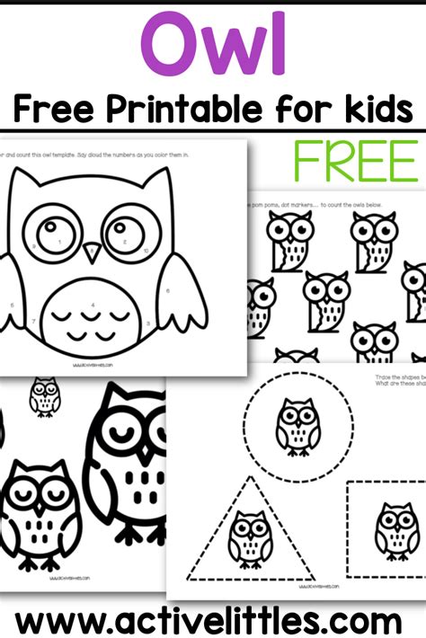 owl pattern printables